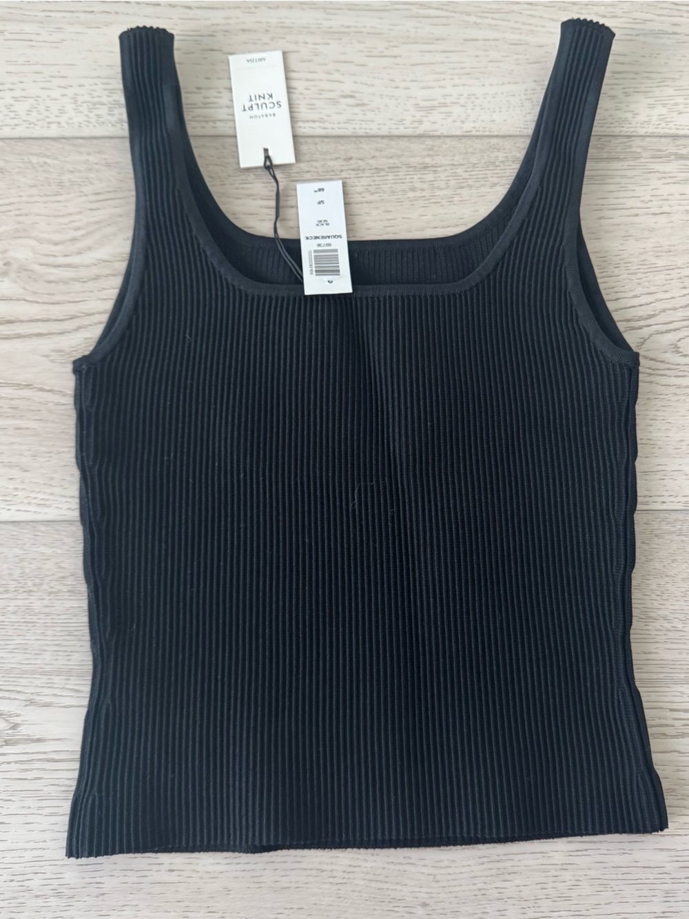 Babaton Sculpt Knit Tank Black